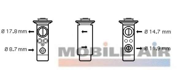 Расширительный клапан, кондиционер