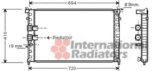 Радиатор, охлаждение двигателя
