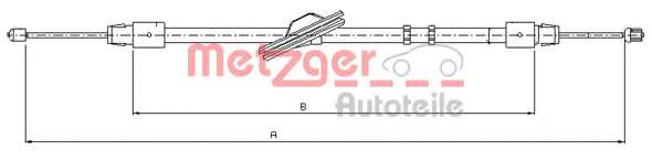 Трос, стояночная тормозная система