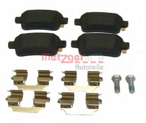 Гальмівні колодки, дискове гальмо (набір)