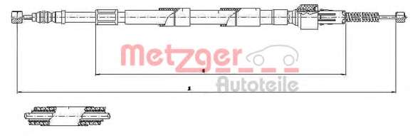 Трос, стояночная тормозная система
