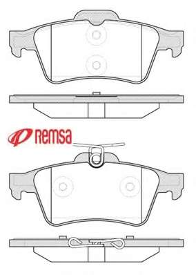 Комплект тормозных колодок, дисковый тормоз
