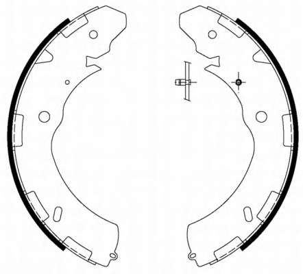 Комплект тормозных колодок