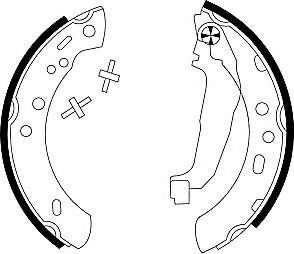 Комплект тормозных колодок