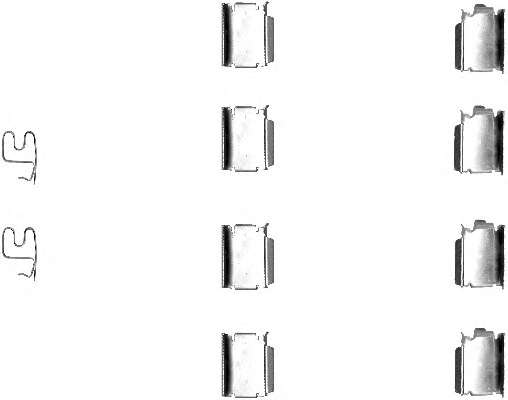 Комплектующие, колодки дискового тормоза