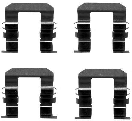 Комплектующие, колодки дискового тормоза