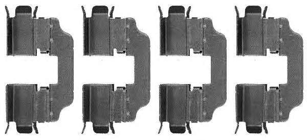 Комплектующие, колодки дискового тормоза