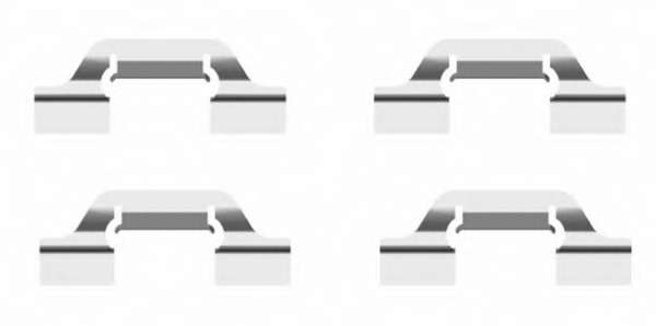 Комплектующие, колодки дискового тормоза