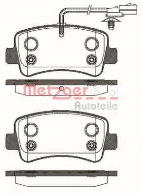 Комплект тормозных колодок, дисковый тормоз