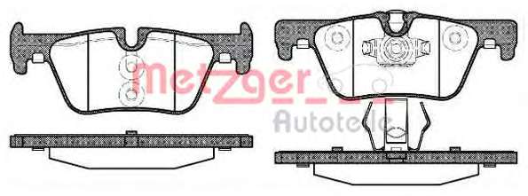 Комплект тормозных колодок, дисковый тормоз