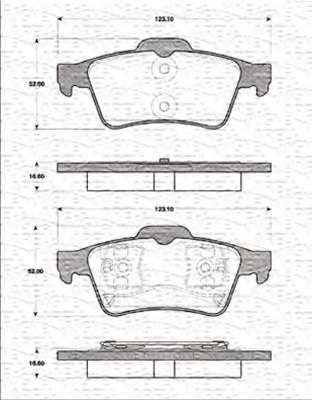 Комплект тормозных колодок, дисковый тормоз
