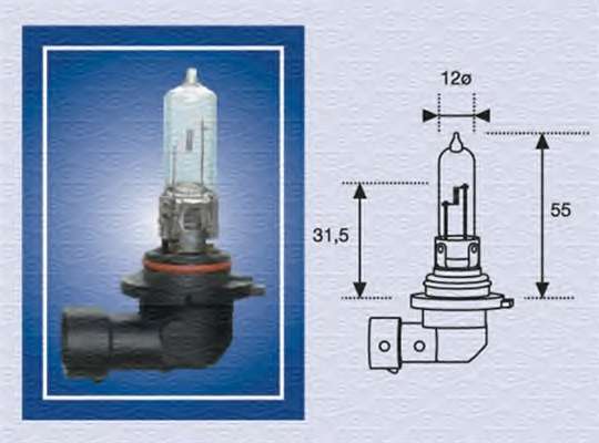 Автолампа HB3 12V 60W P20d Standard