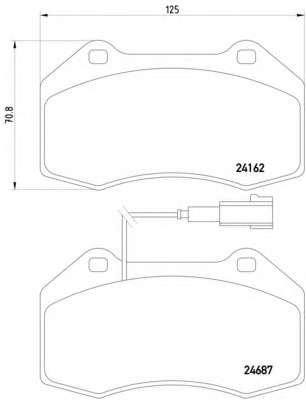 Accessory Kit, disc brake pads