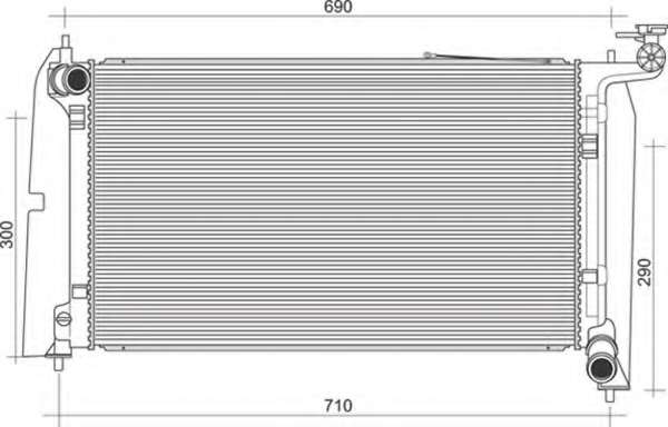 Радиатор, охлаждение двигателя