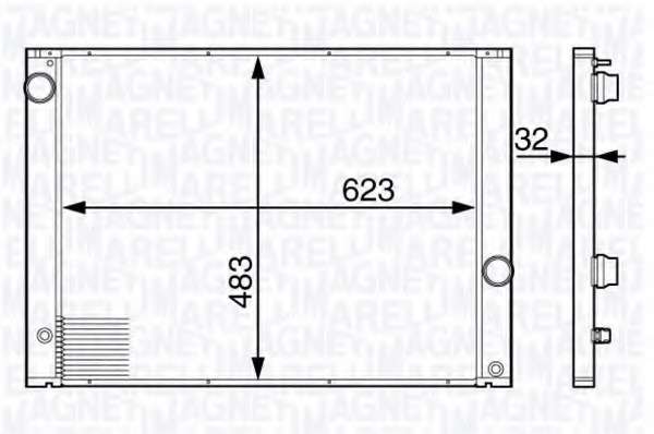 Радиатор, охлаждение двигателя