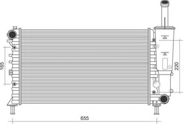 Радиатор, охлаждение двигателя