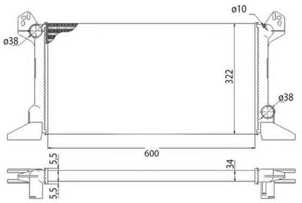 Радиатор, охлаждение двигателя