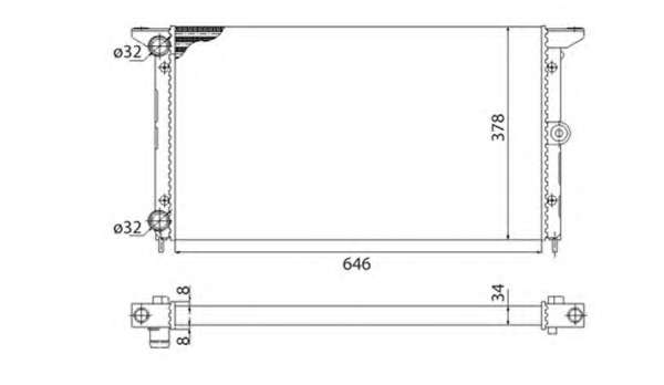 Радиатор, охлаждение двигателя