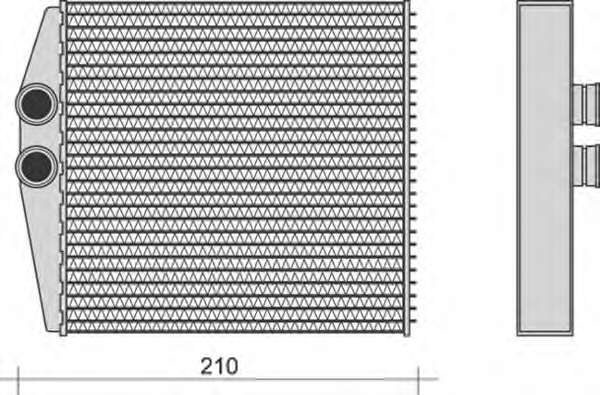 Теплообменник, отопление салона