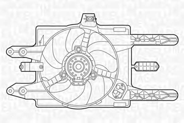 Вентилятор, охлаждение двигателя