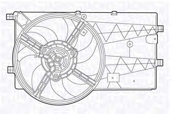 Вентилятор, охлаждение двигателя