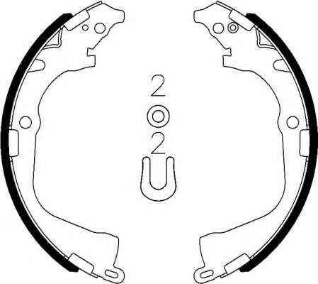 Комплект тормозных колодок