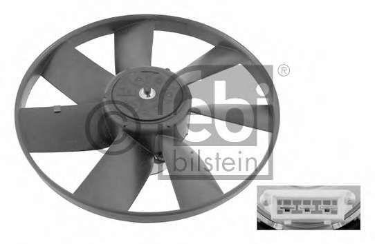 Вентилятор охолодження двигуна VW Caddy II/Golf II-III/Passat/Polo 1.4D-2.0 88-02