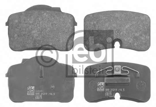 Комплект тормозных колодок, дисковый тормоз