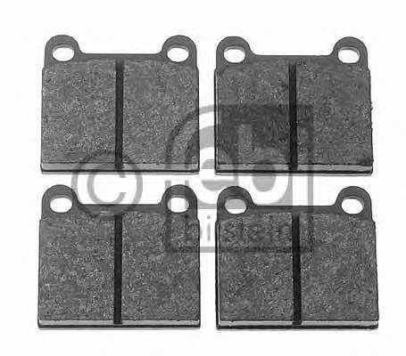 Комплект тормозных колодок, дисковый тормоз