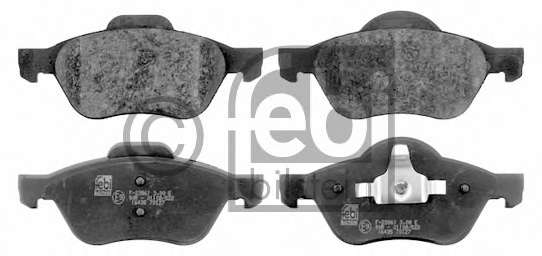 Колодки гальмівні (передні) Renault Laguna II/III 01-15/Megane II 03-/Wind 10-