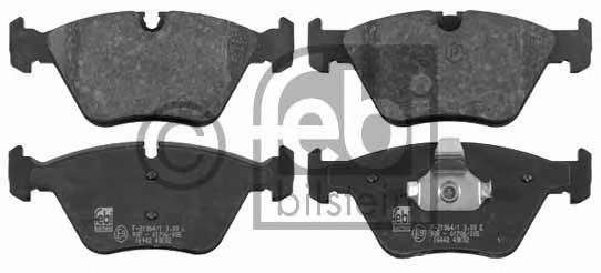 Колодки гальмівні (передні) BMW 3 (E36/E46) 92-06/5 (E34) 87-96/7 (E32) 87-94/Z3 (E36) 97-03