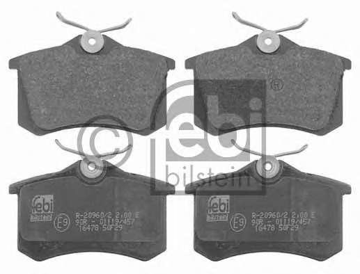 Гальмівні колодки, дискове гальмо (набір)