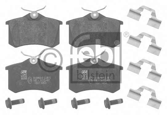 Гальмівні колодки, дискове гальмо (набір)