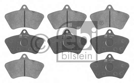 Комплект гальмівних накладок, дискове гальмо