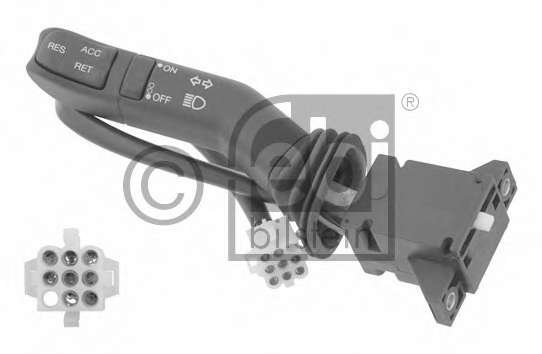 Выключатель, головной свет. Мигающий указатель. Переключатель управления, сист. регулирования скорости. Выключатель на колонке рулевого управления