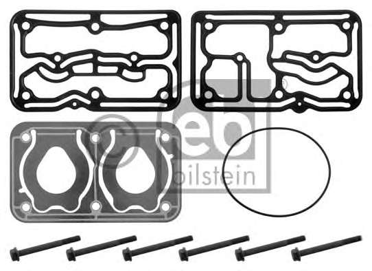 Комплект ущільнень, пластинчастий клапан