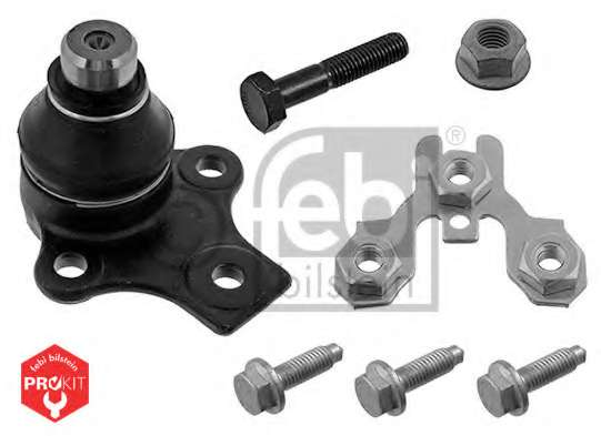 Опора кульова (передня/знизу) VW Caddy 95-04 (к-кт)