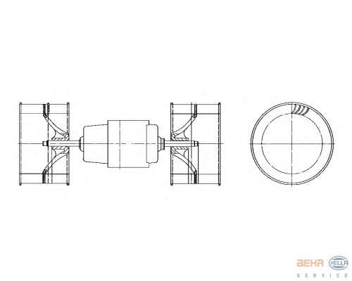 Вентилятор салона