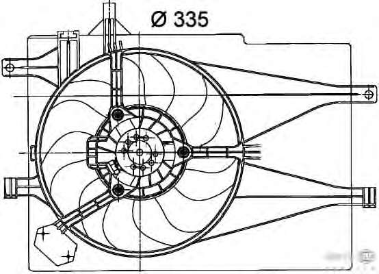 Вентилятор, охлаждение двигателя