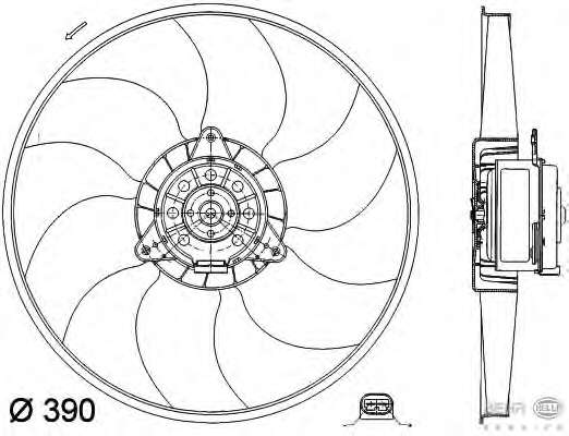 Вентилятор, охлаждение двигателя