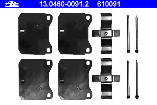 Комплектующие, колодки дискового тормоза