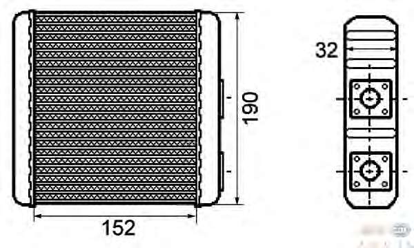 Теплообменник, отопление салона