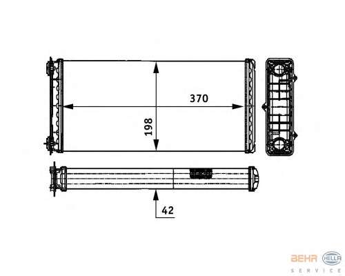 Теплообменник, отопление салона