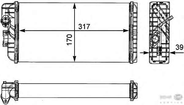 Теплообменник, отопление салона