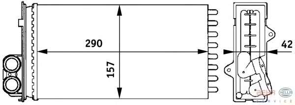 Теплообменник, отопление салона