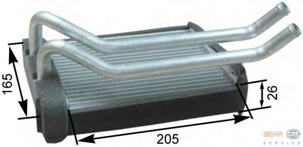 Теплообменник, отопление салона