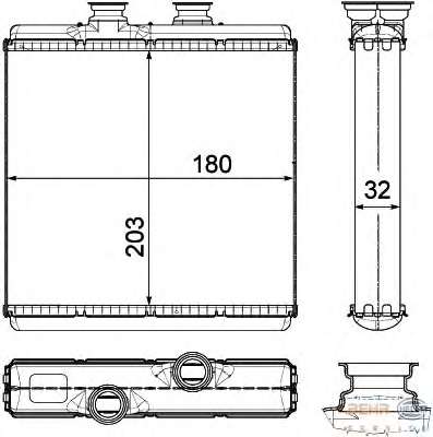 Теплообменник, отопление салона