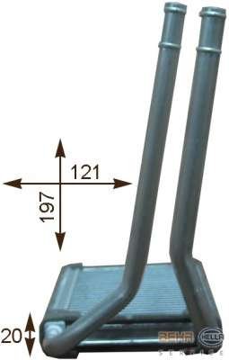Теплообменник, отопление салона