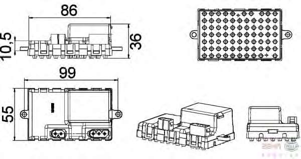 Регулятор, вентилятор салона