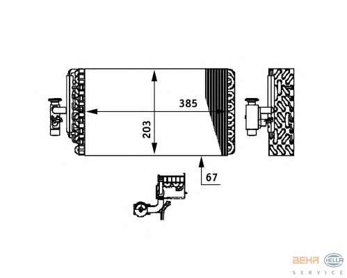 Испаритель, кондиционер